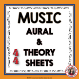 Music Worksheets: Theory and Aural Music Worksheets