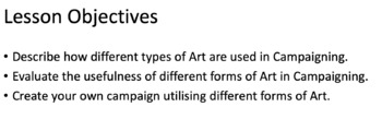 Preview of Theory of Knowledge: Art as a Tool for Campaigning