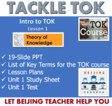 Theory of Knowledge (TOK) -Intro to TOK (Lesson 1)