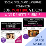 Social Skills Companion for Youtube | Distance learning | Bundle