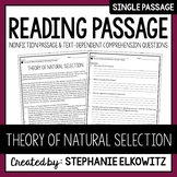 Theory of Natural Selection Reading Passage | Printable & Digital