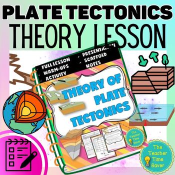 Preview of Plate Tectonics: Trenches and Subduction Notes Slides Activity Lesson