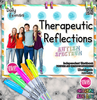 Preview of Therapeutic Reflections for Autism | Kids & Teens S.M.A.R.T | Eisenhower Matrix