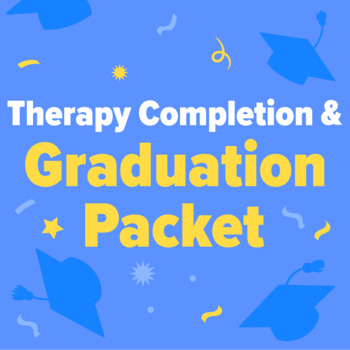 Preview of Therapy Completion / Graduation Certificates and Cards