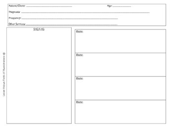 Preview of Therapy Documentation Form