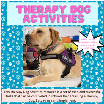 Preview of Therapy Dog Activities