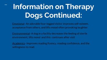Preview of Therapy Dog Program 