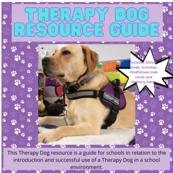Preview of Therapy Dog Resource Guide.