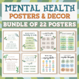 Therapy Office Decor School Psychologist Posters Social Wo