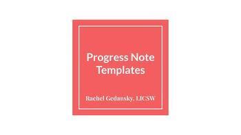 Preview of Therapy Progress Note Template