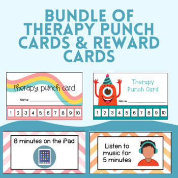 Preview of Therapy Punch Cards & Reward Cards Bundle