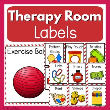 Preview of Therapy Room Labels