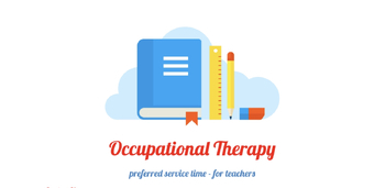 Preview of Therapy Scheduling, preferred service time handout for teachers