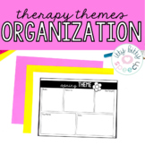 Therapy Theme Organization Binder for Speech Therapists