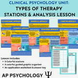 Therapy & Treatment Stations & Analysis Activity Lesson: C