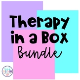 Therapy in a Box BUNDLE - Speech Therapy
