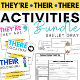 There Their They're Homophone Activities Bundle