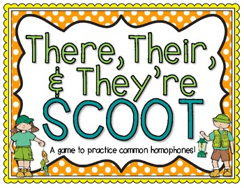 Preview of There, Their, & They're Scoot