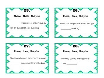 Homophones - There, Their and They're by Sue Kelly | TpT