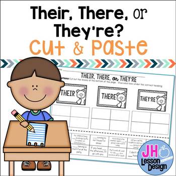 Preview of There, Their, or They're? Cut and Paste Sorting Activity