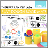 There Was An Old Lady Book Buddy Play Dough Mats