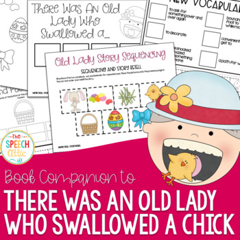 Preview of There Was An Old Lady Who Swallowed A Chick