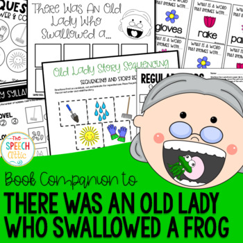 Preview of There Was An Old Lady Who Swallowed A Frog
