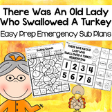 There Was An Old Lady Who Swallowed A Turkey Kindergarten 