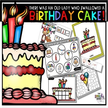 Preview of There Was An Old Lady Who Swallowed a Birthday Cake: Book Companion