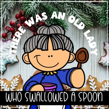 Preview of There Was An Old Lady Who Swallowed a Spoon Sequencing Retelling and Crafts