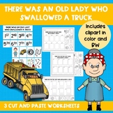 There Was An Old Lady Who Swallowed a Truck Cut and Paste 