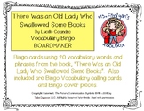 There Was an Old Lady Who Swallowed Some Books BOARDMAKER Bingo