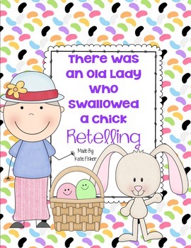 Preview of There Was an Old Lady Who Swallowed a Chick FREEBIE!