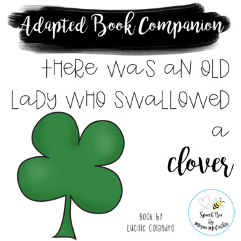 Preview of There Was an Old Lady Who Swallowed a Clover Adapted Book