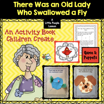 Preview of THERE WAS AN OLD LADY WHO SWALLOWED A FLY for little kids: ART & ACTIVITIES