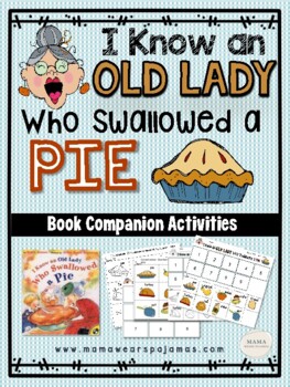 Preview of FREEBIE- I Know an Old Lady Who Swallowed a Pie Retell Sequencing Fall