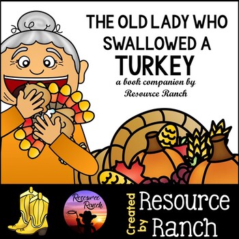 Preview of There Was an Old Lady Who Swallowed a Turkey Activities 