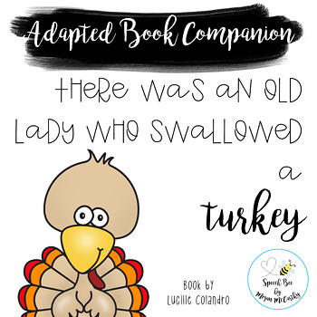 Preview of There Was an Old Lady Who Swallowed a Turkey Adapted Book