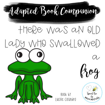 Preview of There Was an Old Lady who Swallowed Frog Adapted Book