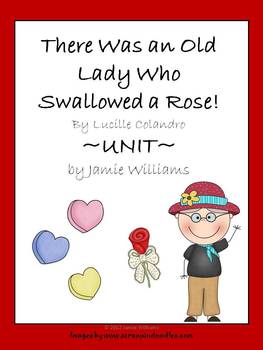 Preview of There Was an Old Lady...a Rose BOOK UNIT