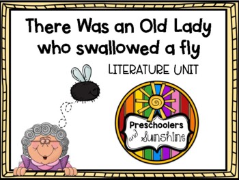 Preview of There Was an Old lady Who Swallowed a Fly (Literature Unit)