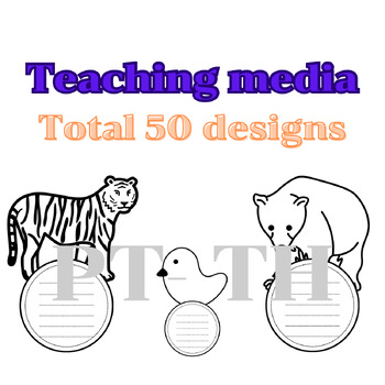 Preview of There are 50 types of teaching media/Cut and paste pictures.