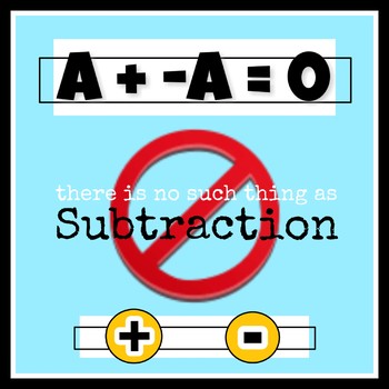 Preview of There is No Such Thing as Subtraction