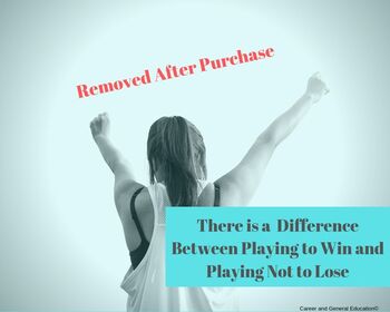 Preview of There is a  Difference Between Playing to Win and Playing Not to Lose Poster