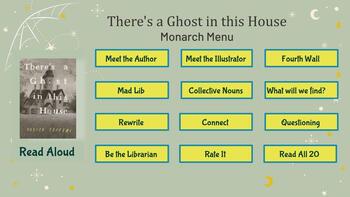 Preview of There's a Ghost in this House Choice Board in Google Slides M25
