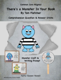 There's a Monster in Your Book - Comprehension Q & A Stick