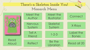Preview of There's a Skeleton Inside You! Choice Board in Google Slides M24