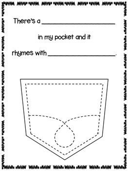 There's a Wocket in my Pocket! (rhyme packet) by Oodles of fun | TpT