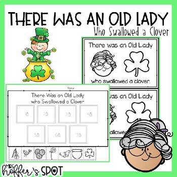 Preview of There was an Old Lady Who Swallowed a Clover {Emergent Reader}