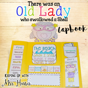 Preview of There was an Old Lady who Swallowed a Shell Lapbook
